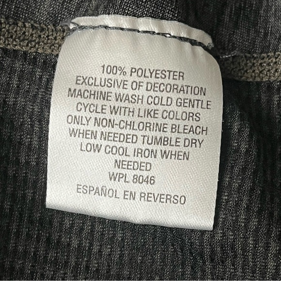 Ideology Mens Black Athletic Shirt Preforated Goth Grunge Outdoor Gorpcore XXL - Picture 8 of 11